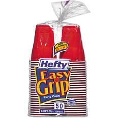 Hefty Paper Cups Easy Grip Red 12-pack