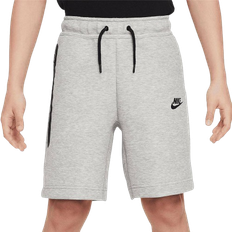 Pants Nike Big Kid's Tech Fleece Shorts - Dark Grey Heather/Black/Black