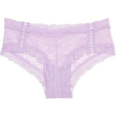 Victoria's Secret The Lacie Lace-Up Lace Cheeky Panty - Unicorn Purple