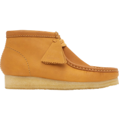 Clarks Originals Tan Wallabee Desert Boots - Mid Tan Leather