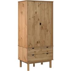 Brune Garderober vidaXL Otta Brown Garderobe 76.5x172cm