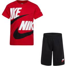 Other Sets Nike Kid's Futura Performance Graphic T-shirt & Shorts Set - Black/Red
