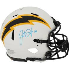 Football Sports Fan Products Fanatics Authentic Justin Herbert Los Angeles Chargers Autographed Riddell Lunar Eclipse Alternate Speed Helmet