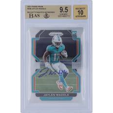 Panini America Jaylen Waddle Miami Dolphins Autographed 2021 Rookie Card