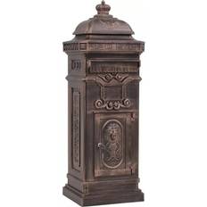 Lily Manor Clairview Locking Pillar Letter Box