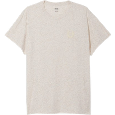 PINK Oversized Short-Sleeve T-shirt - Heather Oatmeal Beige