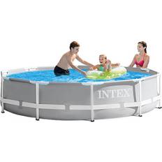 Intex Freestanding Pools Intex Prism Frame Premium Pool Set Ø3.05x0.76m