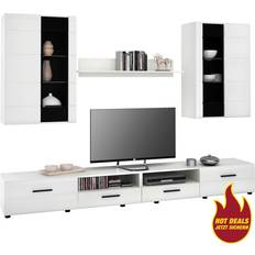 Poco Sitzbänke Poco Wall Unit Kiel White Fernsehschrank 270x190cm