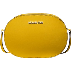 Michael Kors Women Handbags Michael Kors Jet Set Travel Medium Saffiano Leather Crossbody Bag - Golden Yellow