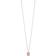 Tous Bear Motif Necklace - Silver/Quartz