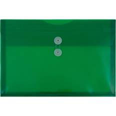 Jam Paper Shipping, Packing & Mailing Supplies Jam Paper 9.75" x 14.5" Button & String Tie Closure Plastic Envelopes, 12ct. in Green Michaels