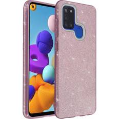 Avizar Glitter Papay Series Case for Galaxy A21s