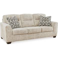 Plastic Sofas Ashley Lonoke Beige Sofa 90" 3 Seater