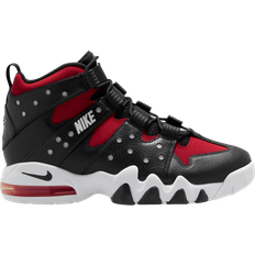 Leather Basketball Shoes Nike Air Max 2 CB 94 M - Black/White/Gym Red