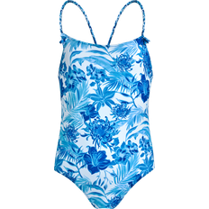 Vilebrequin One-Piece Swimsuit Tahiti Flowers - White