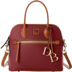 Dooney & Bourke Pebble Grain Domed Satchel - Wine