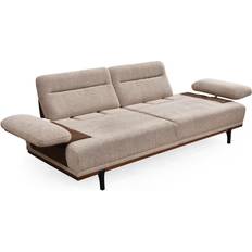 JVMoebel Fabric Beige Sofa 235cm 3-Sitzer