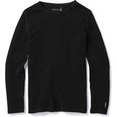 S Base Layer Children's Clothing Smartwool Kid's Classic Thermal Merino Base Layer Crew - Black (SW0SN110)