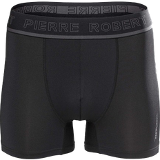 Boksere - Polyester Underbukser Pierre Robert Men's Sports Boxer Shorts - Black