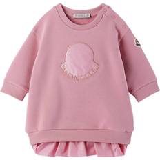 Babies - Elastane Dresses Moncler Baby Sweatshirt Dress - Light Pink (I29518I0000689A23527)