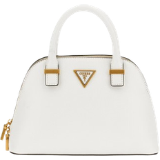 Guess Lossie Saffiano Handbag - White
