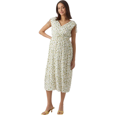 Mamalicious Maternity Dress White/Snow White