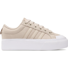 Adidas 41 - Beige - Damen Sneakers Adidas Bravada 2.0 Platform W - Wonder Beige/Cloud White