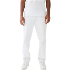True Religion Men - White Pants & Shorts True Religion Ricky Single Needle Straight Jean - Optic White