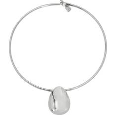 Robert Lee Morris Soho Dome Pendant Wire Necklace - Silver