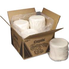 Dough Clay Crayola Air Dry Clay Value Pack White 25lb