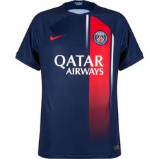 Nike Paris Saint-Germain Game Jerseys Nike Men Paris Saint-Germain 2023/24 Stadium Home Kit Dri-Fit Soccer Jersey