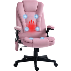 Recliner Office Chairs Homcom 921-171V86PK Pink Office Chair 47.2"
