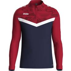 JAKO Kid's Ziptop Iconic - Marine/Chilirot (8624K-901)