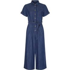 Yumi Denim Jumpsuit - Blue