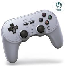 Android Håndkontroller 8Bitdo Pro 2 Bluetooth Gamepad Hall Effect Edition - Grey