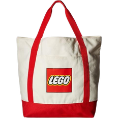 Lego Taschen Lego Canvas Tote Bag - White/Red