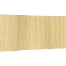 vidaXL Bamboo Light Natural Raumteiler 400x165cm