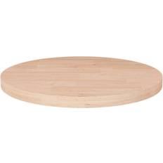 vidaXL Solid Wood Oak Natural Tischplatte 40cm