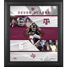 Fanatics Authentic Devon Achane Texas A&M Aggies 15" x 17" Stitched Stars Collage