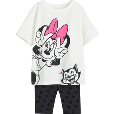 H&M Printed Set 2-pack - White/Minnie Mouse (1073066019)