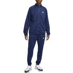 Herren - XXL Jumpsuits & Overalls Nike Men's Club Poly-Knit Tracksuit - Midnight Navy/White