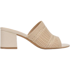 Fabric Heeled Sandals Shein Women Minimalist Mule Sandals, Fabric Chunky Heeled Elegant Sandals