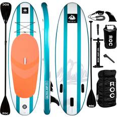 SUP Roc Inflatable Stand Up Paddle Boards with Premium SUP Paddle Board Accessories