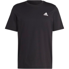 Adidas Fleecegensere & Pilégensere - Herre Overdeler Adidas Essentials Single Jersey Embroidered Small Logo T-shirt - Black