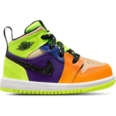 Nike Jordan 1 Mid SE TD - Vivid Orange/Volt/Black