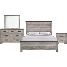 Full Bed Packages Picket House Furnishings Adam Panel Bedroom Set Full