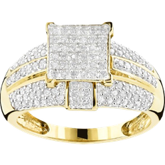 Women engagement rings ItsHot Engagement Ring - Gold/Diamonds