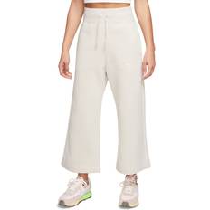 Nike Sportswear Phoenix Fleece Women's High Waisted Cropped Sweatpants - Light Orewood Brown/Sail