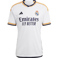 Dallas Mavericks Sports Fan Apparel Adidas Real Madrid White 2023/24 Home Replica Jersey Men's