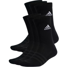 Stretchgewebe Socken adidas Sportswear Cushioned Crew Socks 6-pack - Black